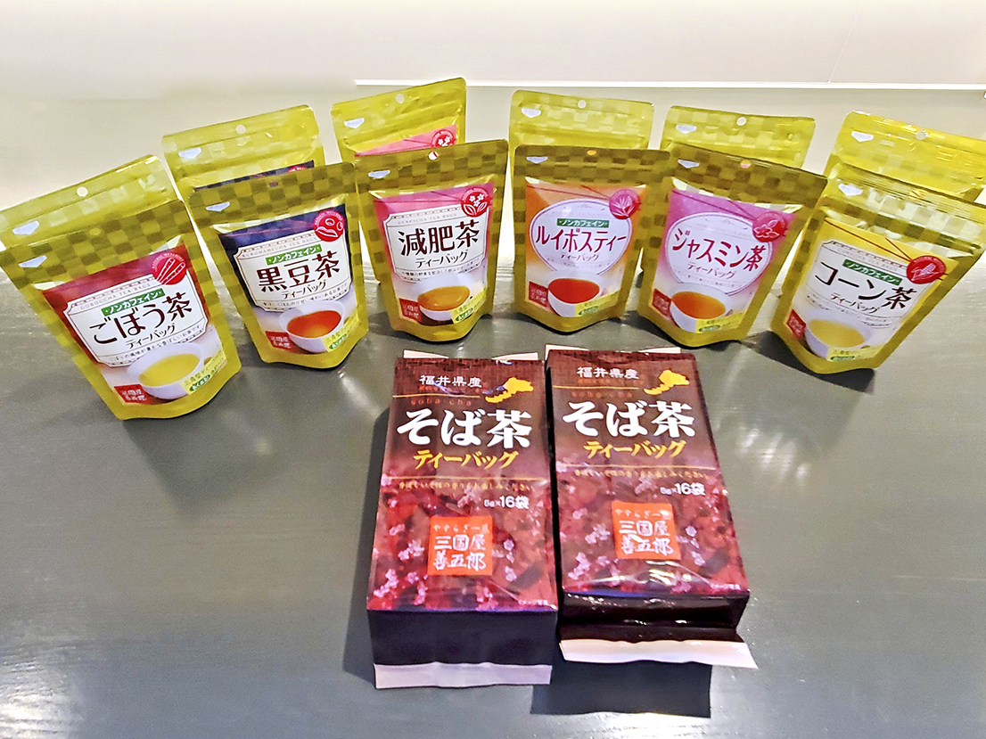 福井のお茶専門店「三國屋善五郎」の健康茶シリーズ！その日の気分や体調に合わせてでチョイスしてみては…お土産にもおすすめです♪